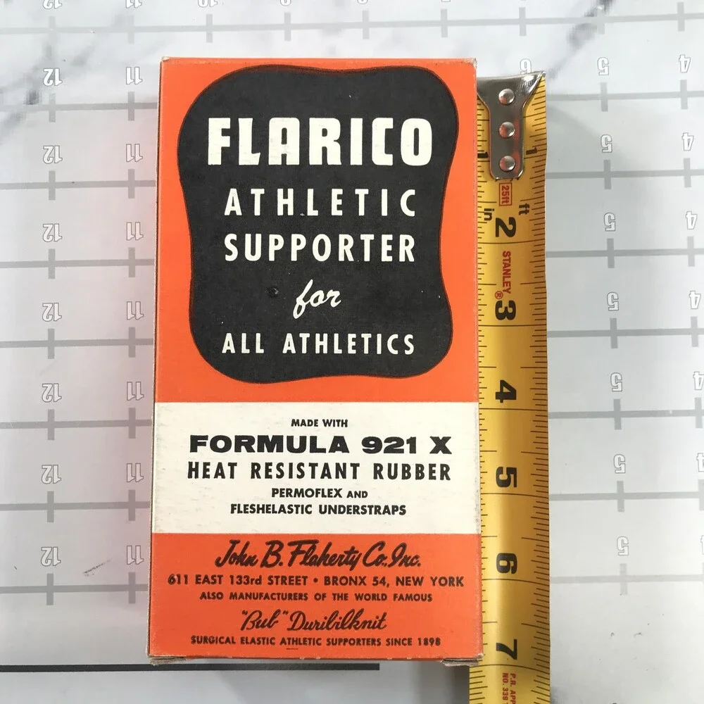 Vintage Flarico Athletic Supporter Mens Small 26-32 White Jockstrap 110 USA